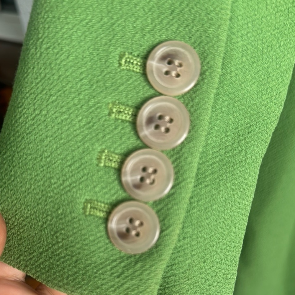 J crew vintage Green wool Women's Coat size 6 - Picture 10 of 13